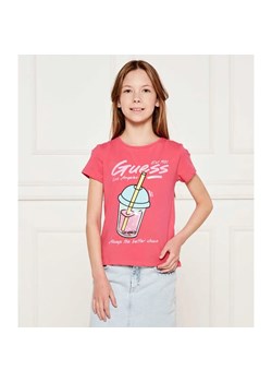 Guess T-shirt | Regular Fit ze sklepu Gomez Fashion Store w kategorii Bluzki dziewczęce - zdjęcie 184297060