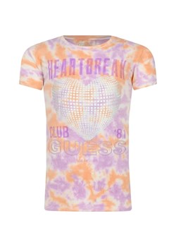 Guess T-shirt TIE&DYE | Regular Fit ze sklepu Gomez Fashion Store w kategorii Bluzki dziewczęce - zdjęcie 184297184