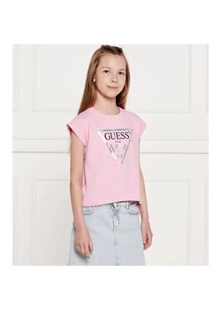 Guess T-shirt | Regular Fit ze sklepu Gomez Fashion Store w kategorii Bluzki dziewczęce - zdjęcie 184297293
