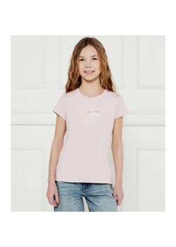 Calvin Klein Jeans T-shirt | Regular Fit ze sklepu Gomez Fashion Store w kategorii Bluzki dziewczęce - zdjęcie 184297294
