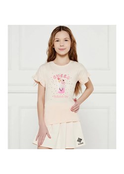 Guess T-shirt | Regular Fit ze sklepu Gomez Fashion Store w kategorii Bluzki dziewczęce - zdjęcie 184297374