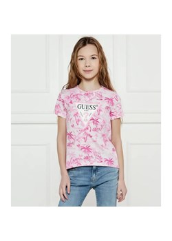 Guess T-shirt | Regular Fit ze sklepu Gomez Fashion Store w kategorii Bluzki dziewczęce - zdjęcie 184297404