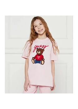 Guess T-shirt | Regular Fit ze sklepu Gomez Fashion Store w kategorii Bluzki dziewczęce - zdjęcie 184297473