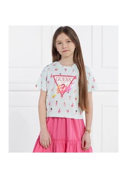Guess T-shirt | Regular Fit ze sklepu Gomez Fashion Store w kategorii Bluzki dziewczęce - zdjęcie 184297574