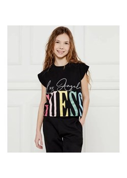 Guess T-shirt | Regular Fit ze sklepu Gomez Fashion Store w kategorii Bluzki dziewczęce - zdjęcie 184297663