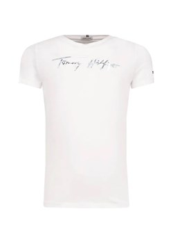 Tommy Hilfiger T-shirt | Regular Fit ze sklepu Gomez Fashion Store w kategorii Bluzki dziewczęce - zdjęcie 184297672