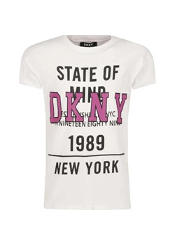 DKNY Kids T-shirt | Regular Fit ze sklepu Gomez Fashion Store w kategorii Bluzki dziewczęce - zdjęcie 184297684