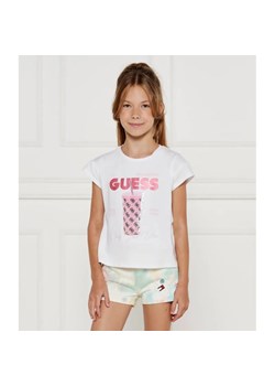 Guess T-shirt | Regular Fit ze sklepu Gomez Fashion Store w kategorii Bluzki dziewczęce - zdjęcie 184297743