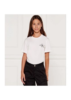 Calvin Klein Jeans T-shirt | Regular Fit ze sklepu Gomez Fashion Store w kategorii Bluzki dziewczęce - zdjęcie 184297764