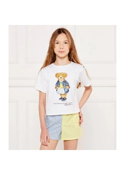 POLO RALPH LAUREN T-shirt | Regular Fit ze sklepu Gomez Fashion Store w kategorii Bluzki dziewczęce - zdjęcie 184297772