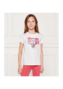 Guess T-shirt | Regular Fit ze sklepu Gomez Fashion Store w kategorii Bluzki dziewczęce - zdjęcie 184297810