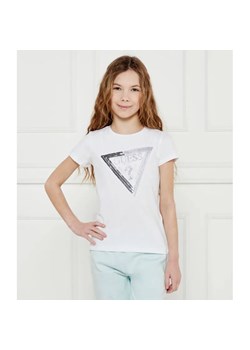 Guess T-shirt | Regular Fit ze sklepu Gomez Fashion Store w kategorii Bluzki dziewczęce - zdjęcie 184297821