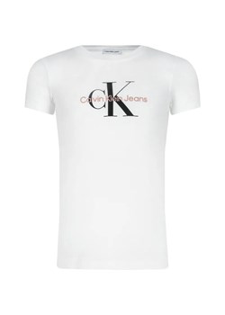 Calvin Klein Jeans T-shirt | Regular Fit ze sklepu Gomez Fashion Store w kategorii Bluzki dziewczęce - zdjęcie 184297894