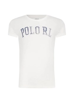 POLO RALPH LAUREN T-shirt | Regular Fit ze sklepu Gomez Fashion Store w kategorii Bluzki dziewczęce - zdjęcie 184297920