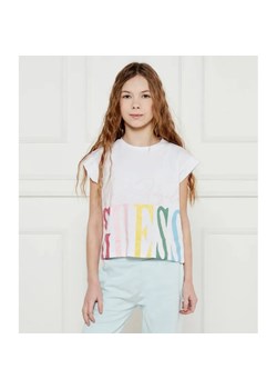 Guess T-shirt | Regular Fit ze sklepu Gomez Fashion Store w kategorii Bluzki dziewczęce - zdjęcie 184297934