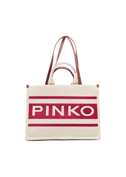 Pinko Torebka na ramię SHOPPER CANVAS RICICLATO + STA ze sklepu Gomez Fashion Store w kategorii Torby Shopper bag - zdjęcie 184298531
