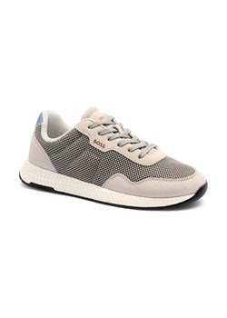BOSS BLACK Sneakersy Titanium_Runn_mebisd | z dodatkiem skóry ze sklepu Gomez Fashion Store w kategorii Buty sportowe męskie - zdjęcie 184298860