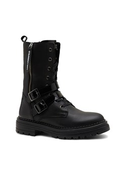 Karl Lagerfeld Kids Skórzane botki ANKLE ze sklepu Gomez Fashion Store w kategorii Buty zimowe dziecięce - zdjęcie 184298922