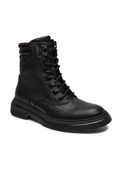 HUGO Skórzane buty wysokie Rikky_halb_nael_N ze sklepu Gomez Fashion Store w kategorii Buty zimowe męskie - zdjęcie 184299000