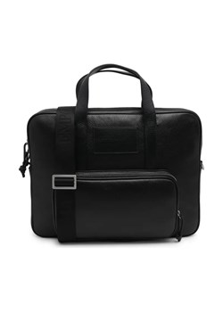 Emporio Armani Skórzana torba na laptopa 16\" ze sklepu Gomez Fashion Store w kategorii Torby na laptopa - zdjęcie 184299220