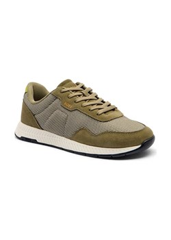 BOSS BLACK Sneakersy Titanium_Runn_mebisd | z dodatkiem skóry ze sklepu Gomez Fashion Store w kategorii Buty sportowe męskie - zdjęcie 184299221