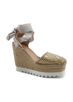 Pollini Koturny | z dodatkiem skóry ze sklepu Gomez Fashion Store w kategorii Espadryle damskie - zdjęcie 184299343