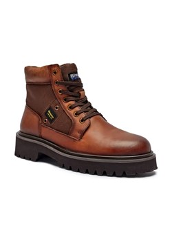 BLAUER Skórzane trapery BUXTON03 ze sklepu Gomez Fashion Store w kategorii Buty zimowe męskie - zdjęcie 184299422