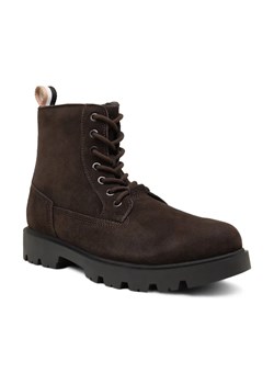 BOSS BLACK Skórzane trapery ADLEY ze sklepu Gomez Fashion Store w kategorii Buty zimowe męskie - zdjęcie 184299490