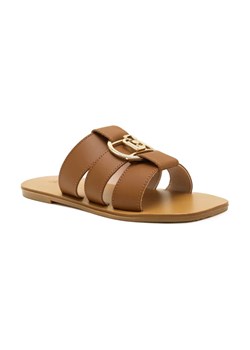 Liu Jo Skórzane klapki SABA 08 ze sklepu Gomez Fashion Store w kategorii Klapki damskie - zdjęcie 184299564