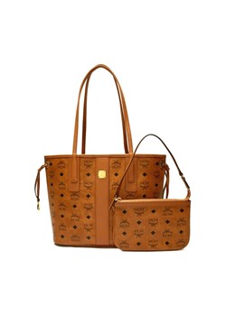 MCM Shopperka + saszetka LIZ | z dodatkiem skóry ze sklepu Gomez Fashion Store w kategorii Torby Shopper bag - zdjęcie 184299611