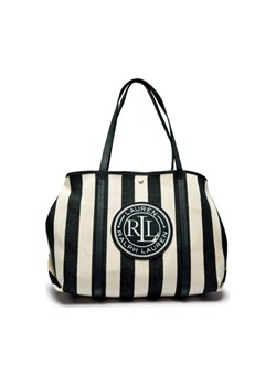 LAUREN RALPH LAUREN Shopperka EMERIE | z dodatkiem skóry ze sklepu Gomez Fashion Store w kategorii Torby Shopper bag - zdjęcie 184299671