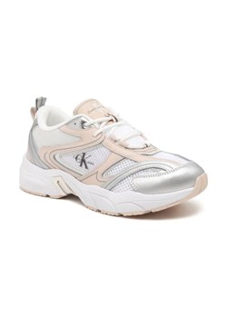 Calvin Klein Jeans Sneakersy RETRO TENNIS | z dodatkiem skóry ze sklepu Gomez Fashion Store w kategorii Buty sportowe damskie - zdjęcie 184299681