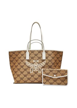 MCM Shopperka + saszetka HIMMEL | z dodatkiem skóry ze sklepu Gomez Fashion Store w kategorii Torby Shopper bag - zdjęcie 184299763