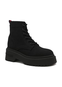 Tommy Jeans Botki TOMMY JEANS LACE UP FESTIV | z dodatkiem skóry ze sklepu Gomez Fashion Store w kategorii Workery damskie - zdjęcie 184299931