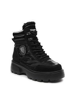 BLAUER Ocieplane trapery | z dodatkiem skóry ze sklepu Gomez Fashion Store w kategorii Botki - zdjęcie 184300051