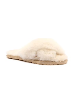 EMU Australia Wełniane obuwie domowe Mayberry | z dodatkiem skóry ze sklepu Gomez Fashion Store w kategorii Kapcie damskie - zdjęcie 184300073