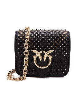 Pinko Skórzana torebka wieczorowa LOVE BELL MICRO VITELLO BOTTAL ze sklepu Gomez Fashion Store w kategorii Kopertówki - zdjęcie 184300083