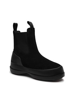 Moon Boot Skórzane sztyblety LUNA ze sklepu Gomez Fashion Store w kategorii Botki - zdjęcie 184300310