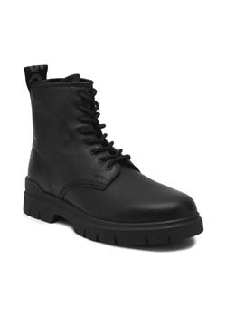 HUGO Skórzane trapery Ryan ze sklepu Gomez Fashion Store w kategorii Buty zimowe męskie - zdjęcie 184300350