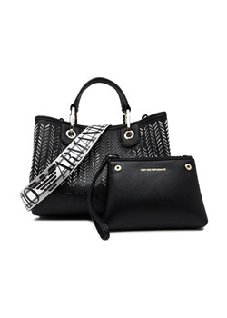 Emporio Armani Skórzana torebka na ramię + saszetka ze sklepu Gomez Fashion Store w kategorii Listonoszki - zdjęcie 184300433