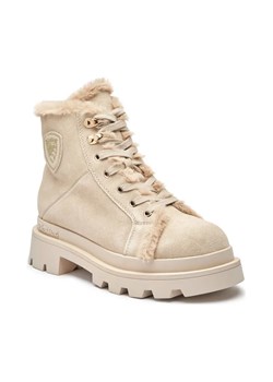BLAUER Skórzane trapery KIMMEL 06 | shearling ze sklepu Gomez Fashion Store w kategorii Workery damskie - zdjęcie 184300922
