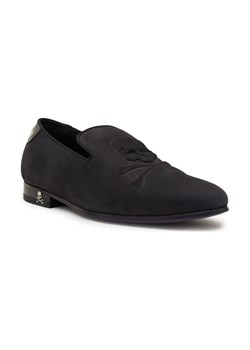 Philipp Plein Skórzane loafersy Nubuck Loafers Skull&Bones ze sklepu Gomez Fashion Store w kategorii Mokasyny męskie - zdjęcie 184300931