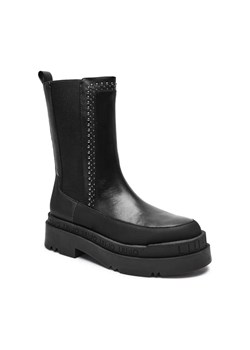 Liu Jo Botki LOVE 54 | z dodatkiem skóry ze sklepu Gomez Fashion Store w kategorii Botki - zdjęcie 184300944
