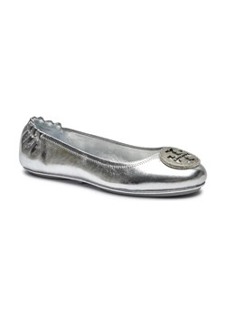 TORY BURCH Skórzane baleriny MINNIE TRAVEL ze sklepu Gomez Fashion Store w kategorii Balerinki - zdjęcie 184301202