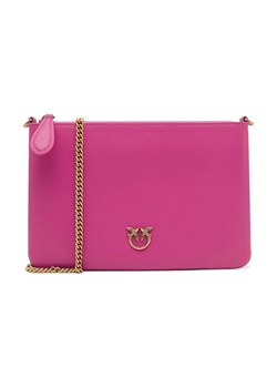 Pinko Skórzana kopertówka FLAT CLASSIC VITELLO SETA ze sklepu Gomez Fashion Store w kategorii Kopertówki - zdjęcie 184301233