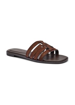 TORY BURCH Skórzane klapki INES ze sklepu Gomez Fashion Store w kategorii Klapki damskie - zdjęcie 184301361