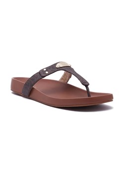 Michael Kors Skórzane japonki PLATE ze sklepu Gomez Fashion Store w kategorii Klapki damskie - zdjęcie 184301441