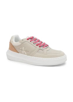 Calvin Klein Jeans Skórzane sneakersy CHUNKY CUPSOLE FLUO CONTRAST ze sklepu Gomez Fashion Store w kategorii Buty sportowe damskie - zdjęcie 184301594