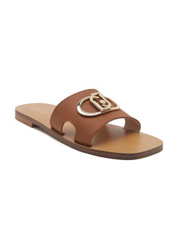 Liu Jo Skórzane klapki SABA 06 ze sklepu Gomez Fashion Store w kategorii Klapki damskie - zdjęcie 184301643