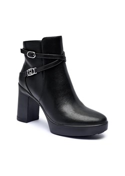 Liu Jo Skórzane botki na słupku NOW 41 ze sklepu Gomez Fashion Store w kategorii Botki - zdjęcie 184301861